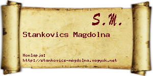 Stankovics Magdolna névjegykártya